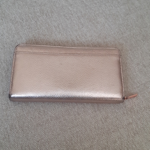 Ted Baker London gold tone leather zip wallet - Picture 3 of 10